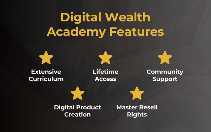 Digital Wealth Academy Features