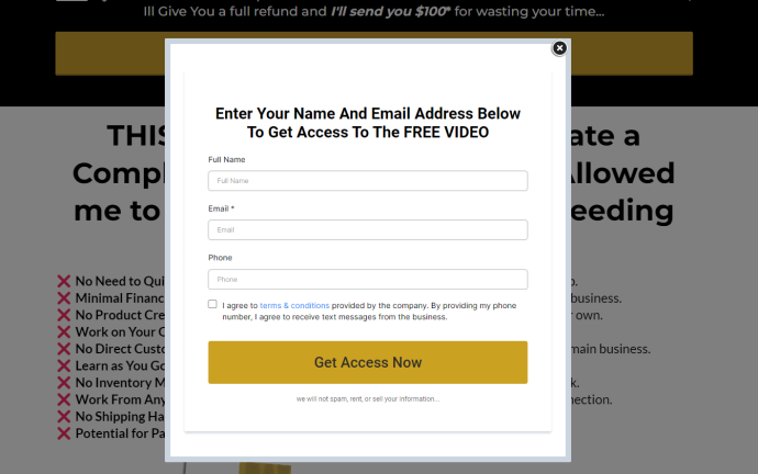 sample opt-in